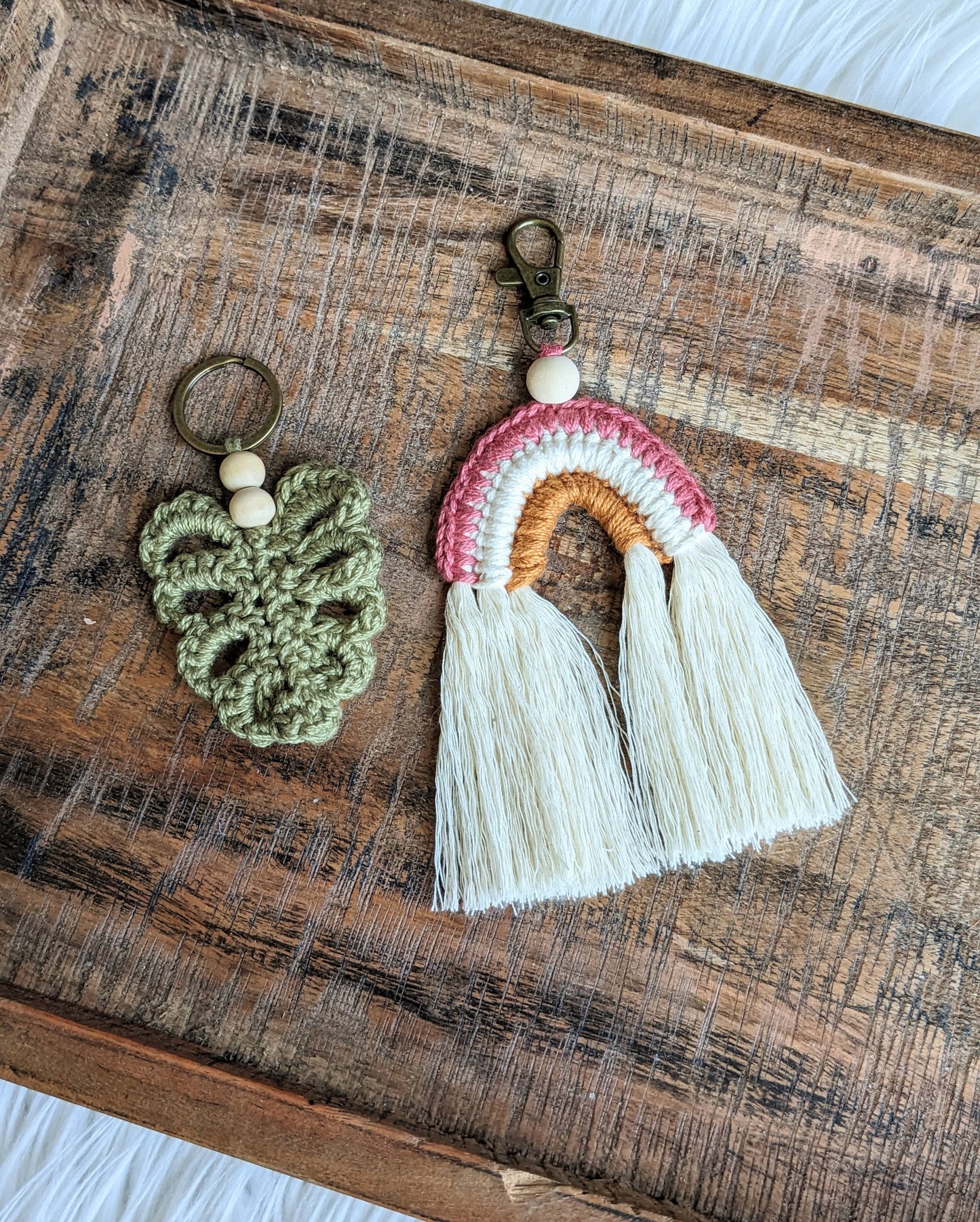 Monstera Leaf Keychain