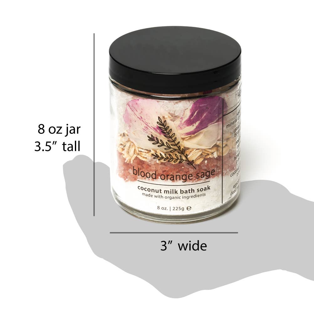 Blood Orange Sage | Coconut Milk Mineral Bath Soak