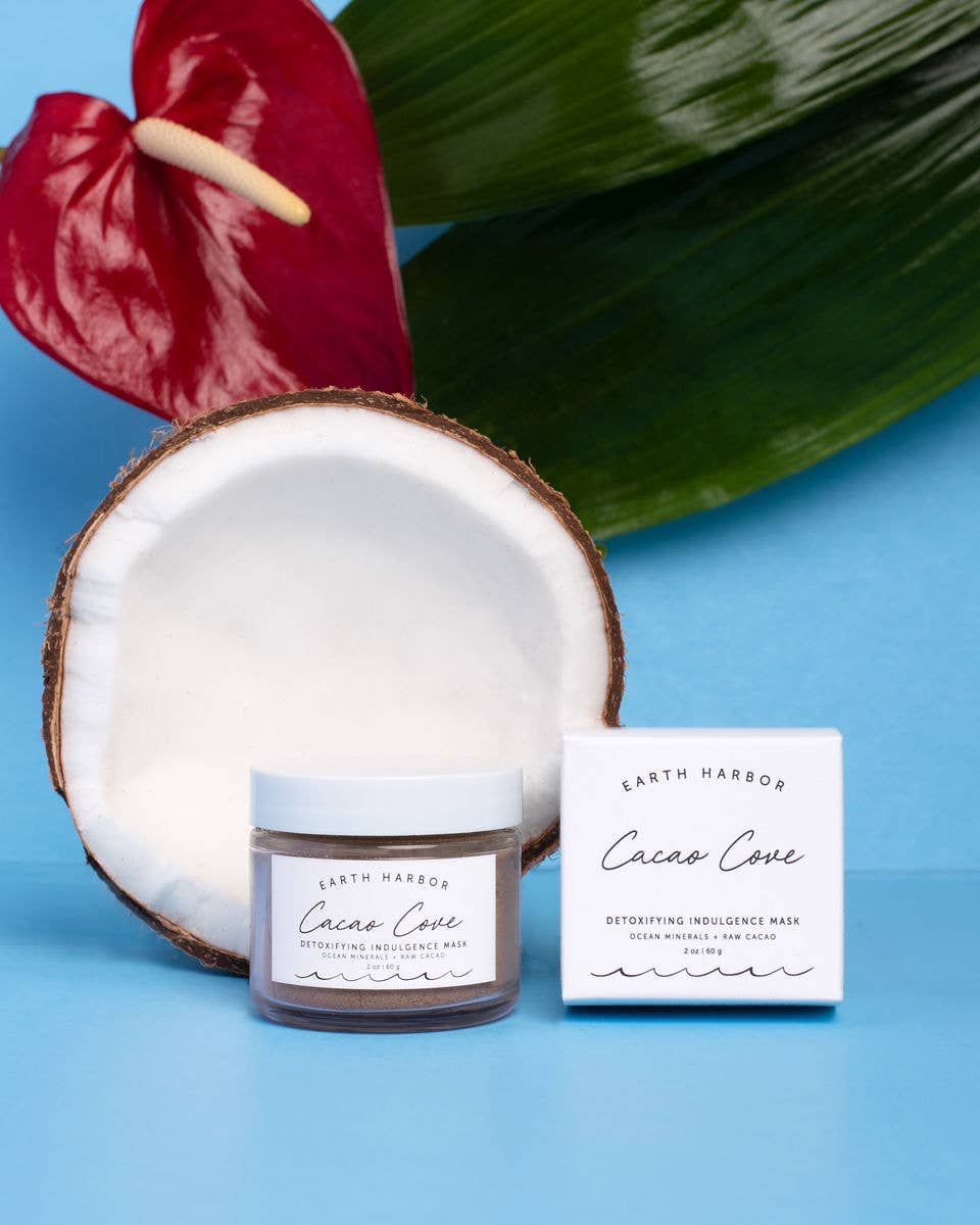 CACAO COVE Vitamin C Detox Mask: Ocean Minerals + Raw Cacao