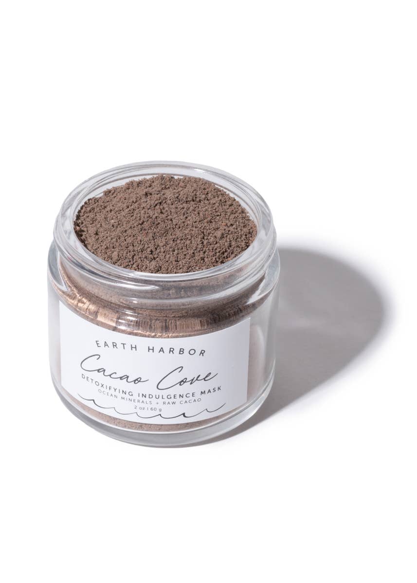 CACAO COVE Vitamin C Detox Mask: Ocean Minerals + Raw Cacao