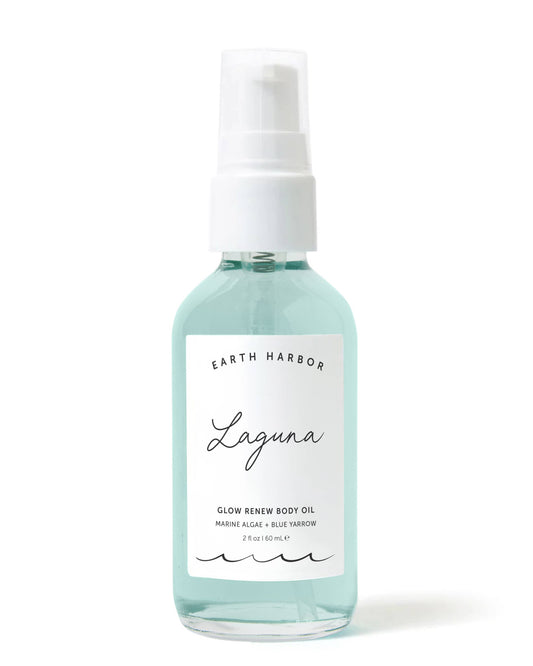 LAGUNA Glow Renew Body Oil: Marine Algae + Blue Yarrow
