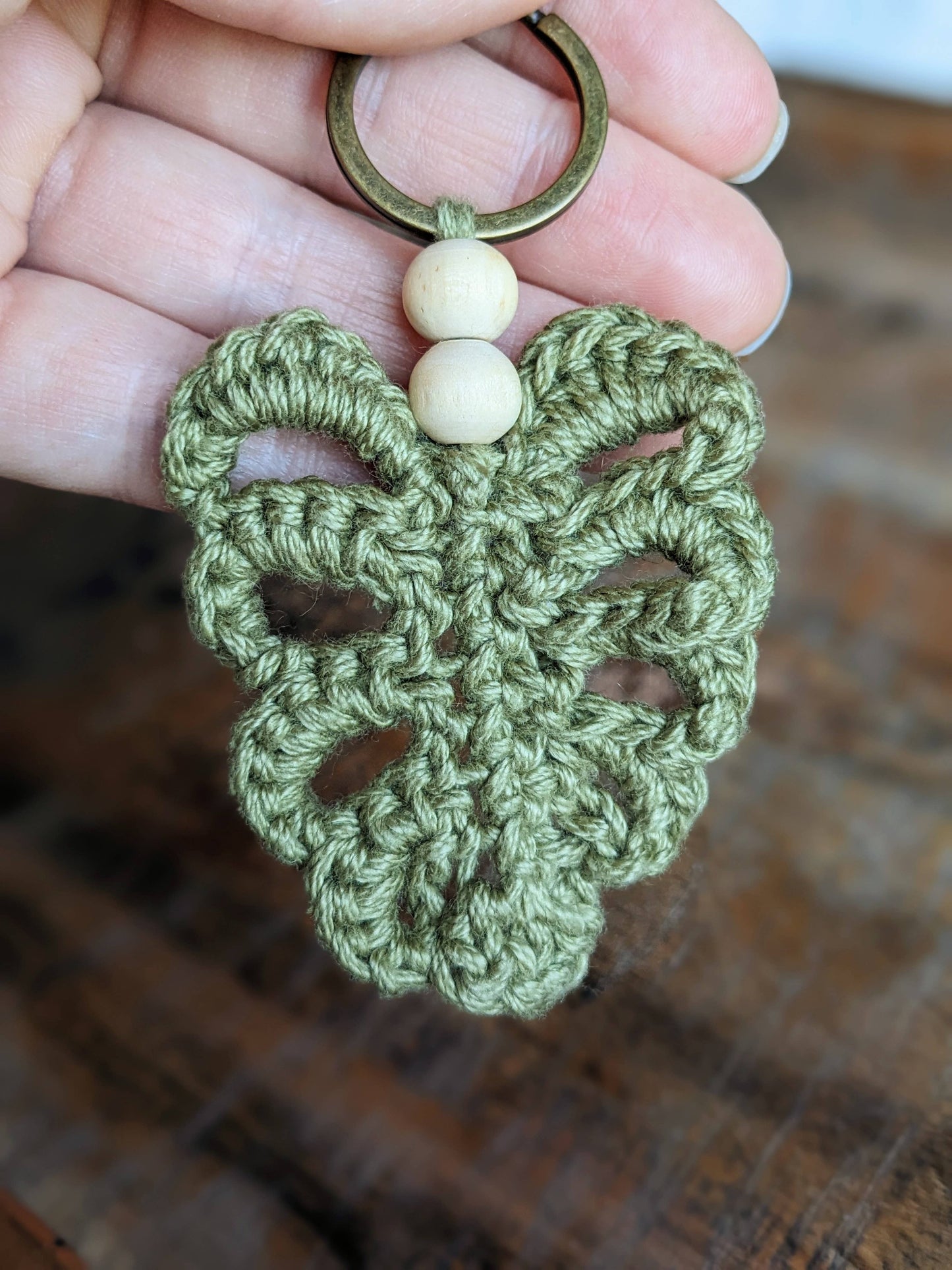 Monstera Leaf Keychain