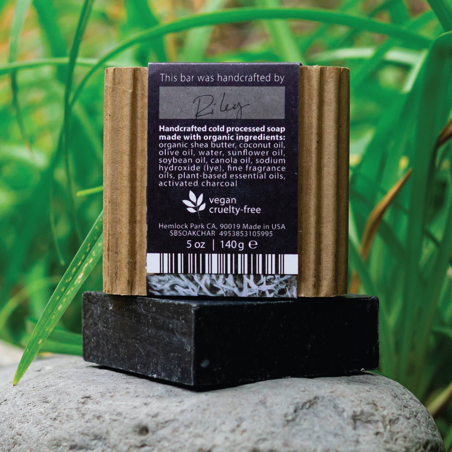 Oakmoss + Charcoal | Shea Butter Soap