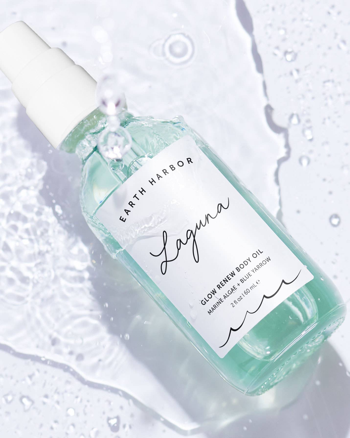 LAGUNA Glow Renew Body Oil: Marine Algae + Blue Yarrow